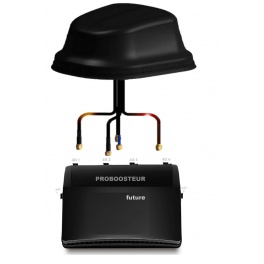 Kit Proboosteur 4G Future 2 SIM 4G CAT9 antenne requin noire 4X4 rabaiss&eacute;e, technologie 4 fr&eacute;quences ext&eacute;rieures Version 2024