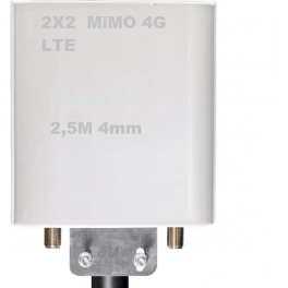antenne 4g 5G Omni boitier solide, 2X2 2m, made in poland (pas chine), c&acirc;bles environ 2M