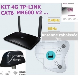Routeur WIFI Van Camion routeur 4 G CAT6 Tplink + requin sur mesure