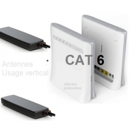 Proboosteur Routeur WIFI Van  Routeur Wifi portable 4 G CAT6 + 2 X Antenne Externe Aimant&eacute; verticaux (paroi)