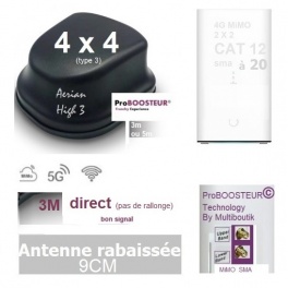 PRO CAT12/20 KIT REQUIN AERIAN ECO 4X4 avec ROUTEUR semi Pro (concessions) + Configs + Param&eacute;trage sur mesure