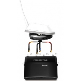 Kit 2026 DAB Proboosteur 4G Future 2 SIM 5G + 4G  antenne tour 4X4 blanc 1M PRO avec DAB+FM + 4G/5G