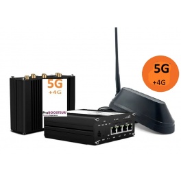kit Proboosteur 5g routeur PRO Durable CAT-5G  2 SIM fabriqu&eacute; en Europe et antenne platinium DaB PRO d&egrave;s 1 M noir