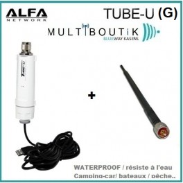 Adaptateur Carte Wifi pour extérieur USB Alfa Network Tube U (G) 1000mw  Longe Range Outdoor Haute puissance Longue portée